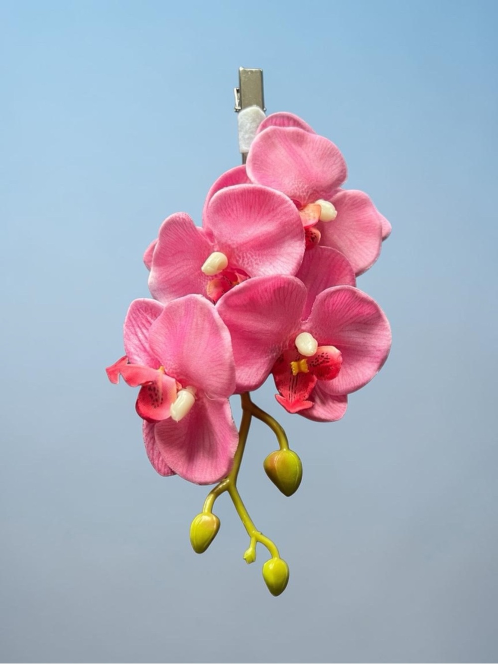 💖 Pink Tropical Orchid Flower Hair Clip 💖